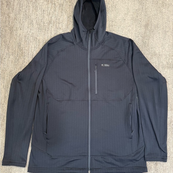 Black Diamond Men's Dark Gray Hooded Performance Jacket - Picture 1 of 3